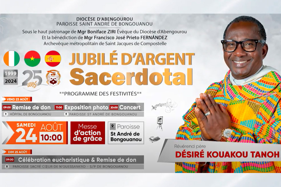 25 Aniversario Ordenación Sacerdotal Désiré Kouakou Tanoh